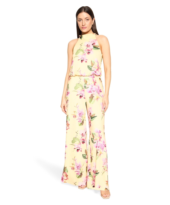 dames jumpsuit geel