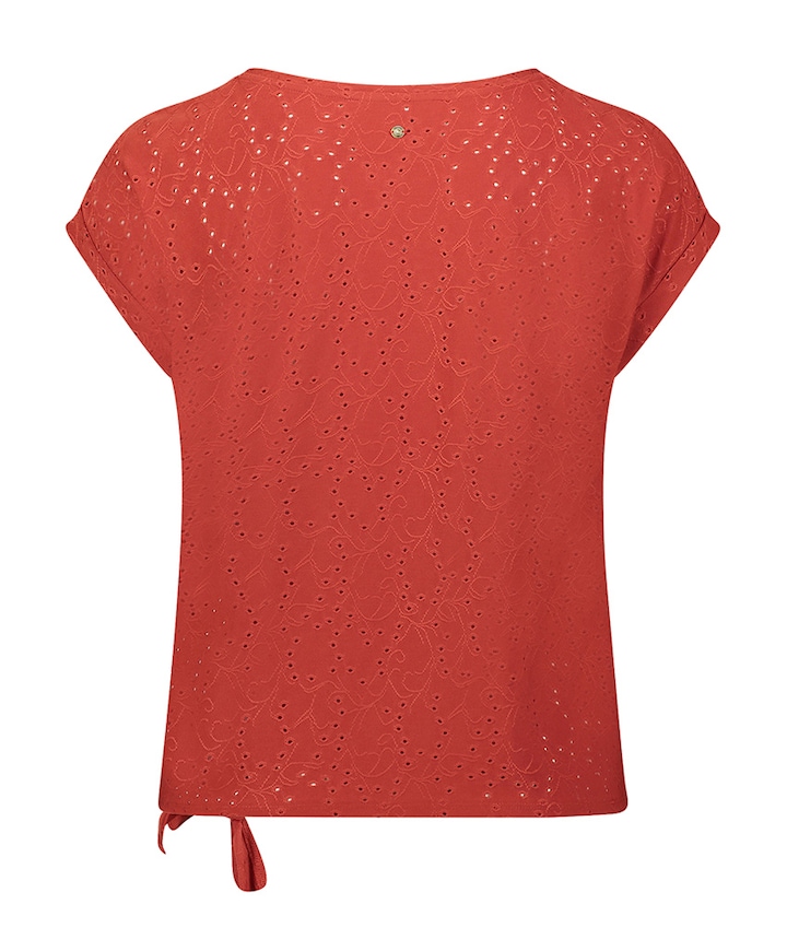 Dames T-shirt brique