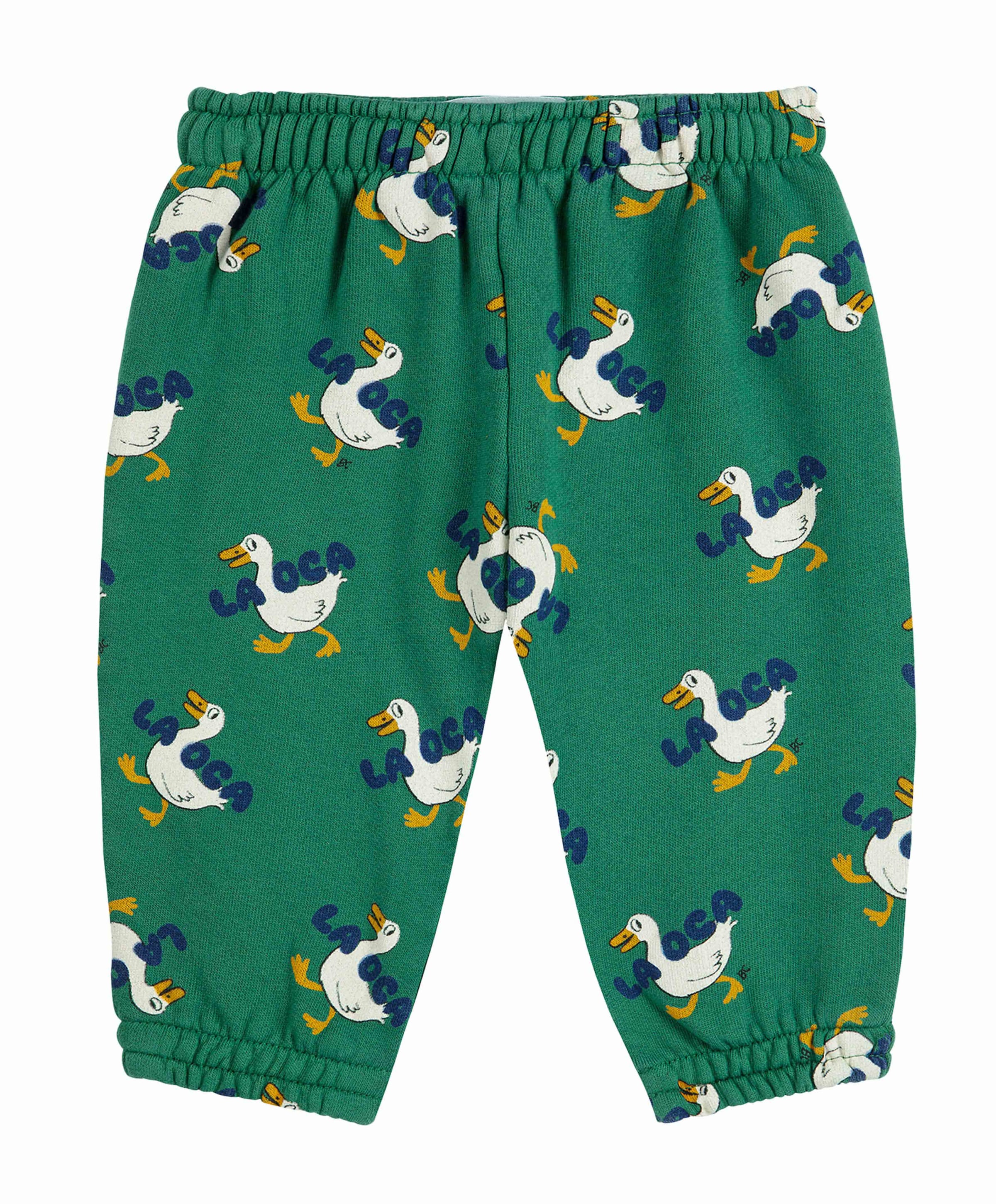 La Oca all over jogging broek  groen