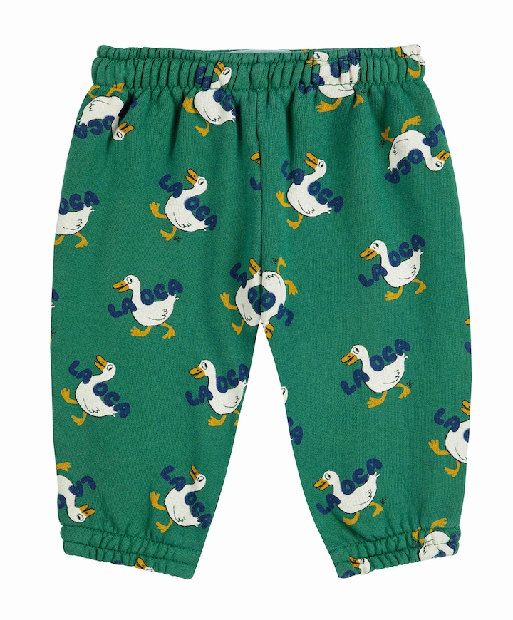 La Oca all over jogging broek  groen