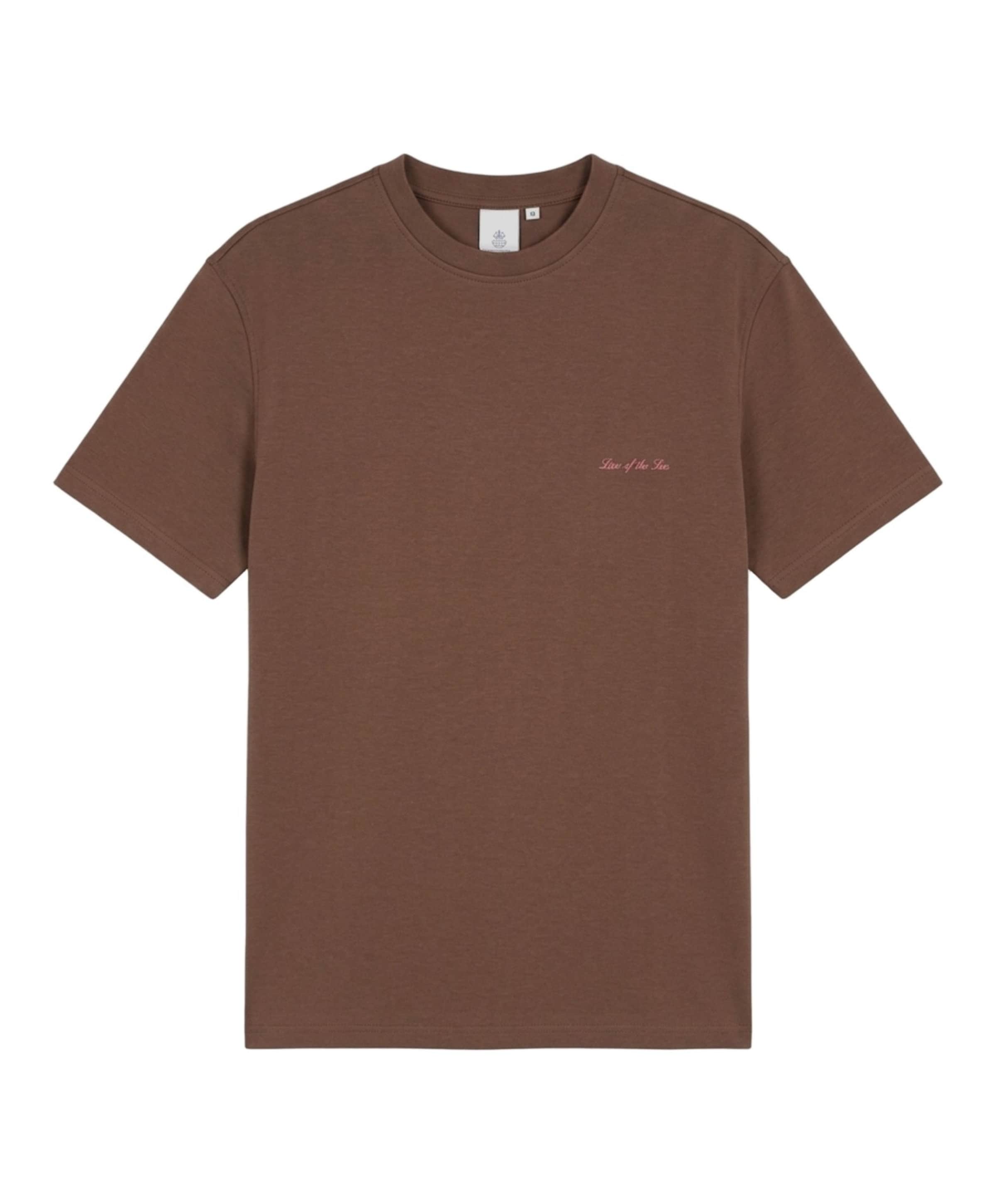 Heren T-shirt bruin