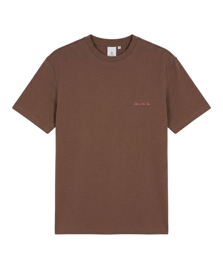 Heren T-shirt bruin