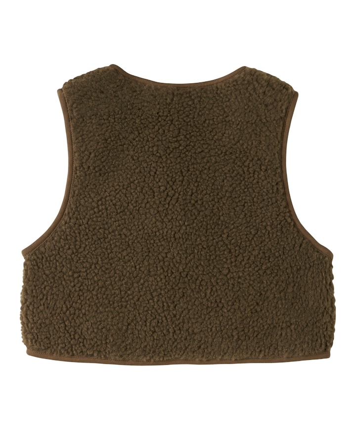Jongens gilet bruin