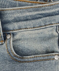 Denim Mom Fit Embroidery meisjes jeans blauw