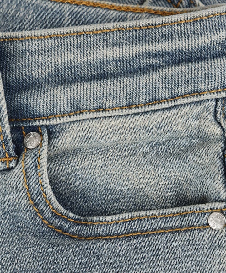 Denim Mom Fit Embroidery meisjes jeans blauw