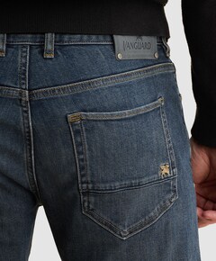 V40 RIDER SOFT USED INDIGO heren jeans blauw