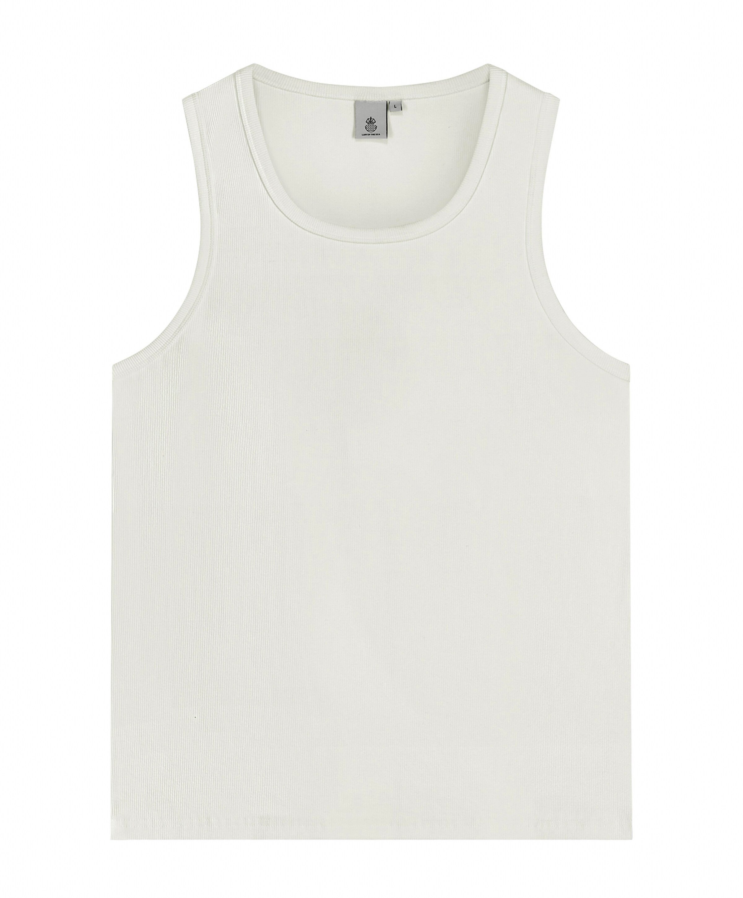Heren singlet ecru