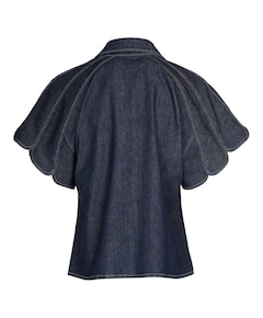 Dames blouse blauw