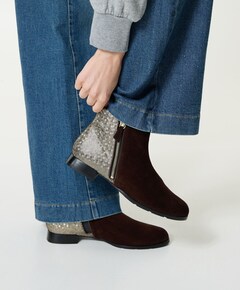 Madeira dames enkellaarzen bruin