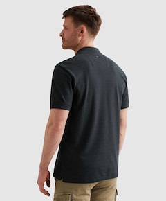 Heren polo blauw