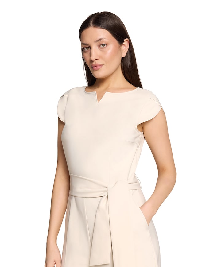 dames jumpsuit beige