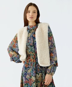 Dames gilet ecru