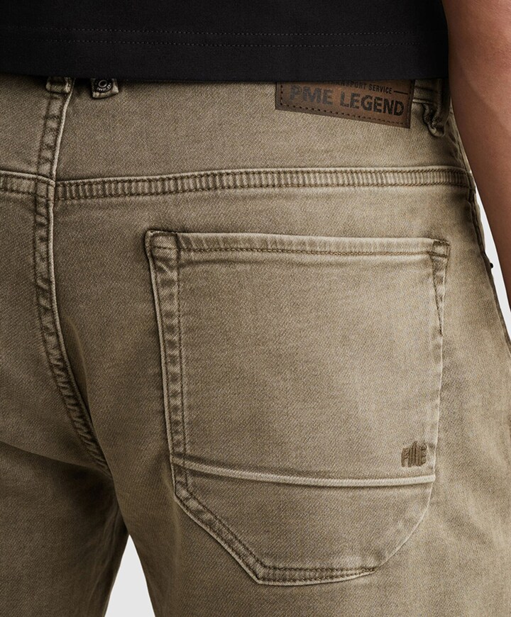 WINGLOAD SHORTS LIGHT WASHED SWEAT heren korte broek bruin