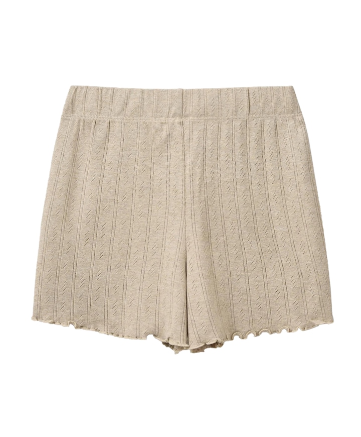 Meisjes pyjamabroek beige