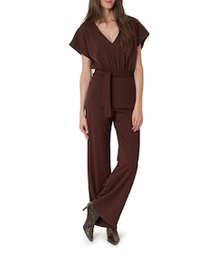Girl-ju.v dames jumpsuit bruin