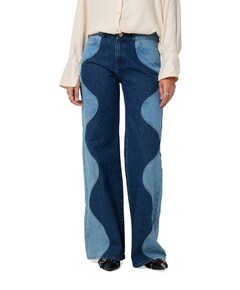 Thea Wavy jeans blauw