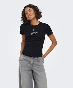 Dames T-shirt zwart