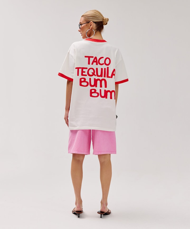 Dames T-shirt ecru