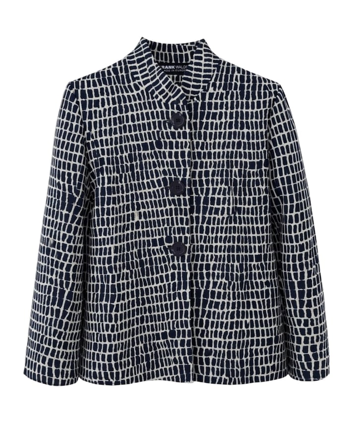 Dames jas blauw