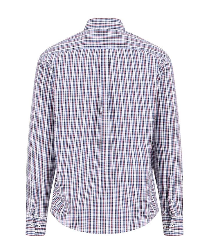 Overhemd lange mouw bordeaux