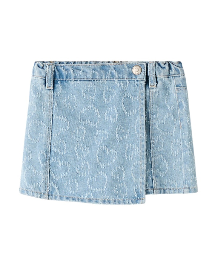 Meisjes broekrok blauw