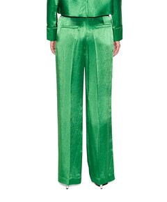 Jules satin dames broek groen