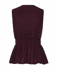 Dames top bordeaux