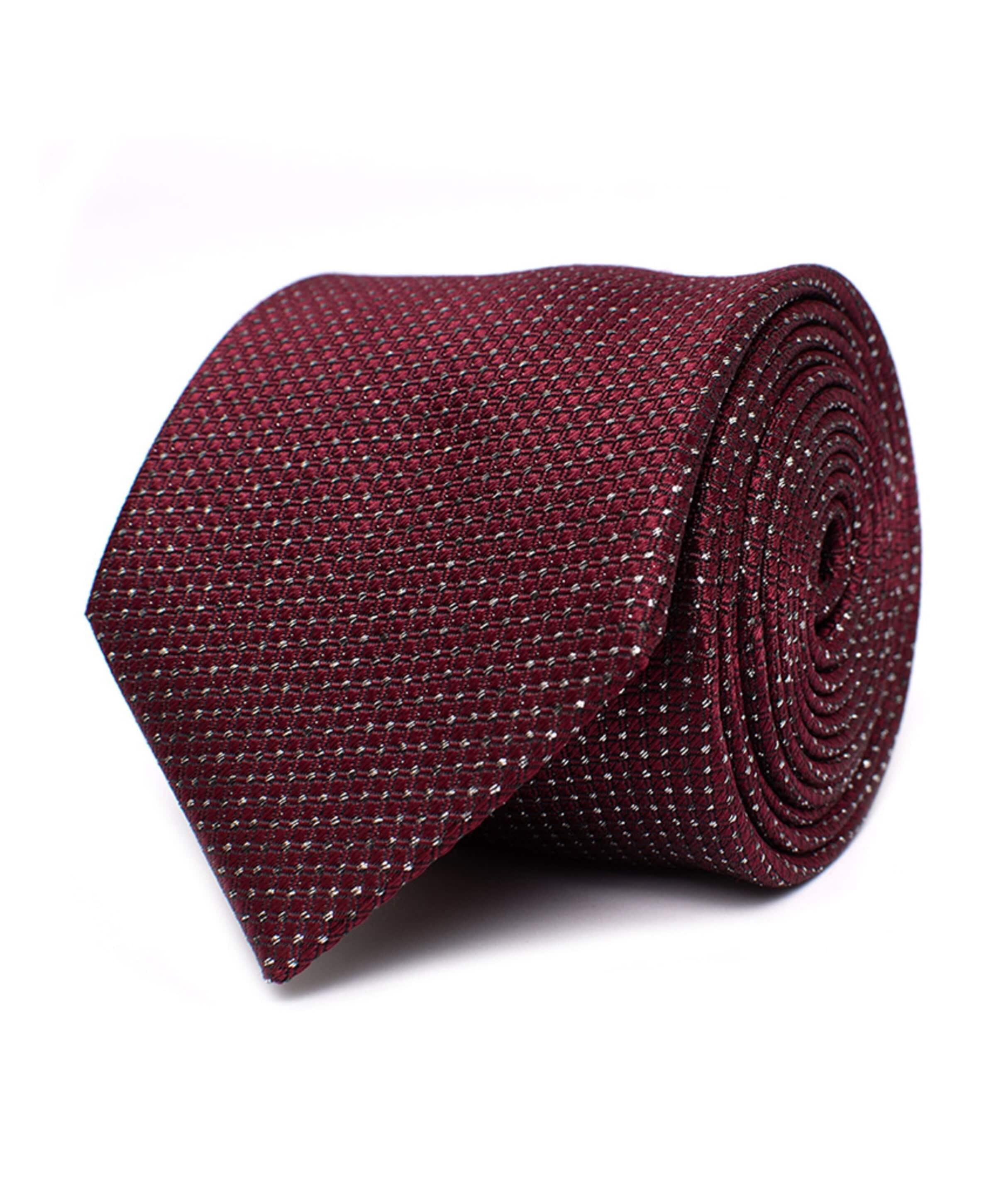 Heren stropdas bordeaux