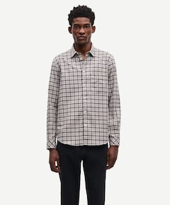 Overhemd lange mouw grijs