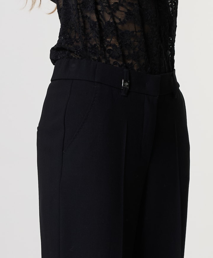Luisa Wide Leg pantalon zwart