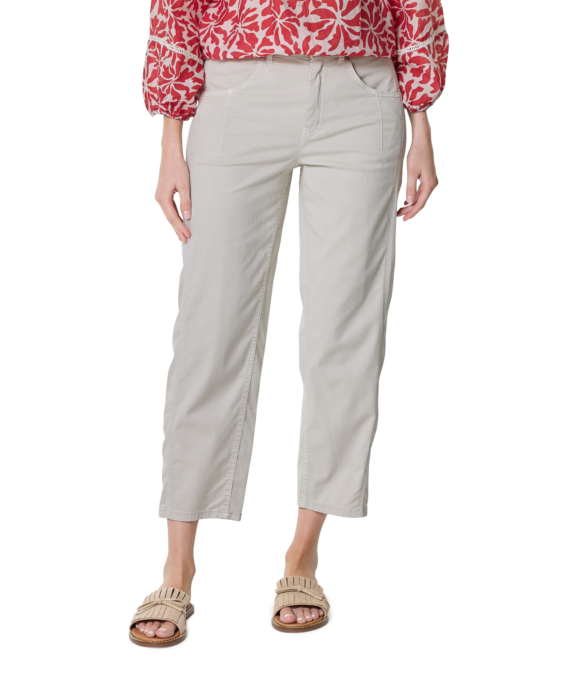 Liv Barrel 7/8 dames broek beige