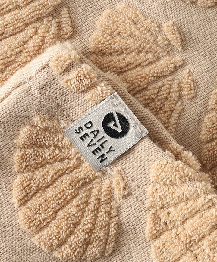 Terry Shorts Print meisjes korte broek beige