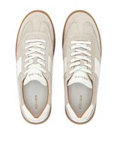 Zack sue LTHR heren sneakers beige