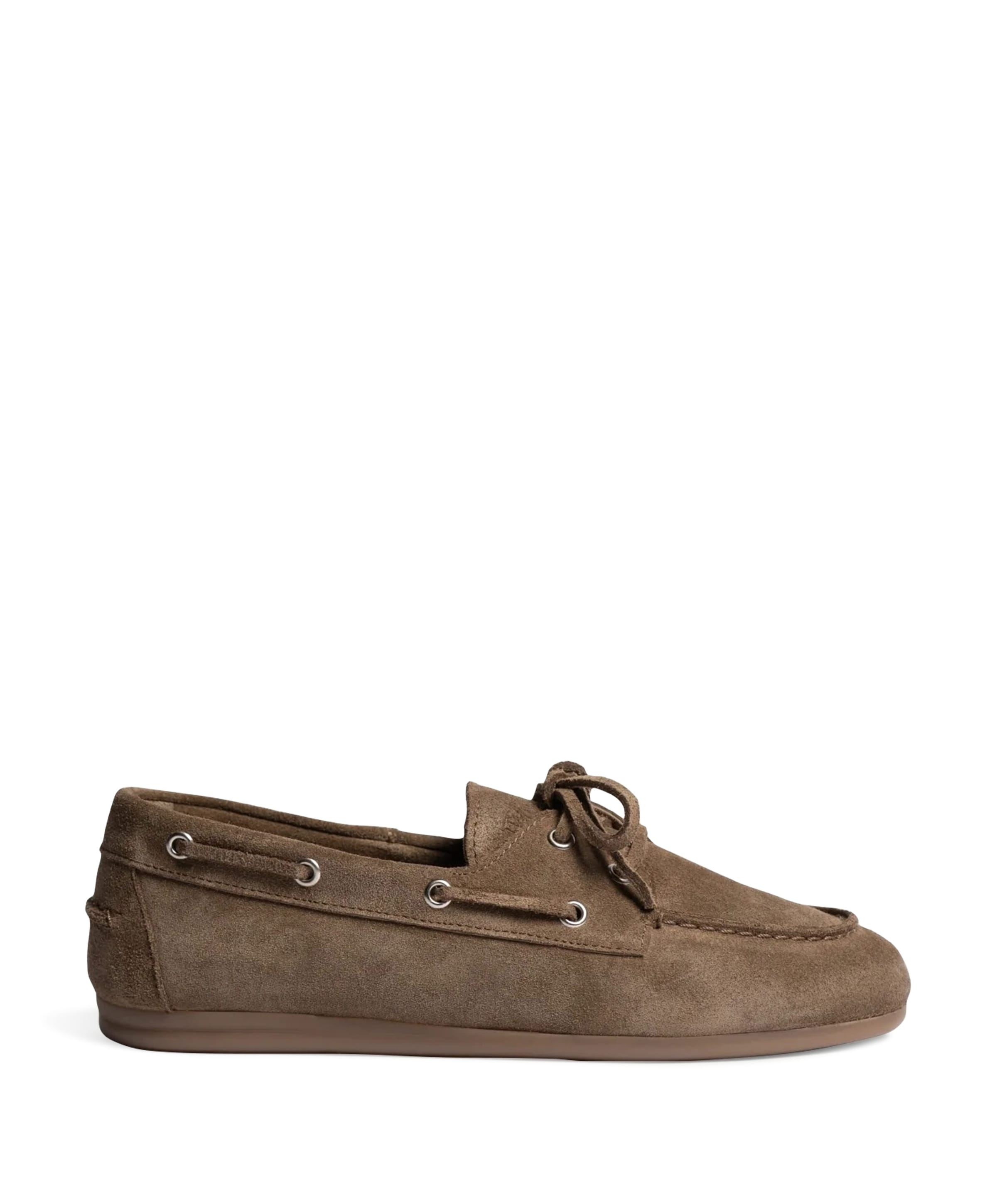 dames mocassins bruin