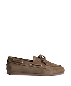 dames mocassins bruin