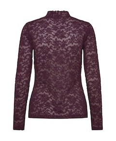 Dames longsleeve bordeaux