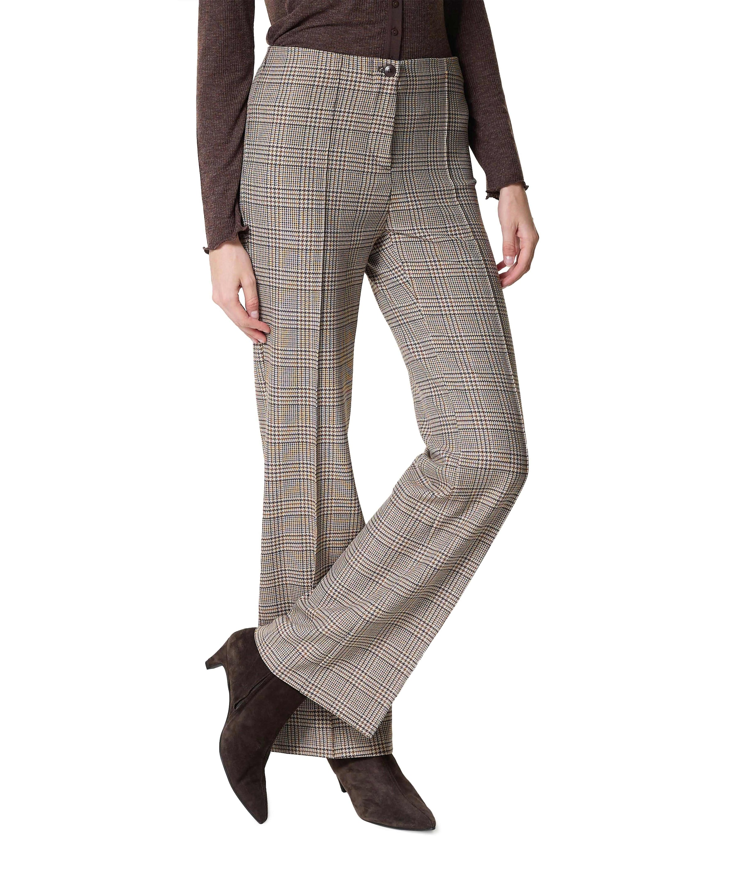 Bootcut Slim dames broek beige