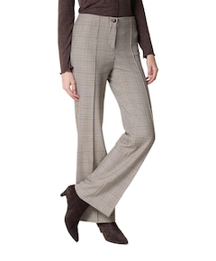 Bootcut Slim dames broek beige