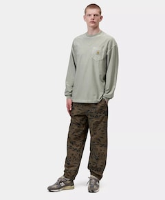 Heren longsleeve groen