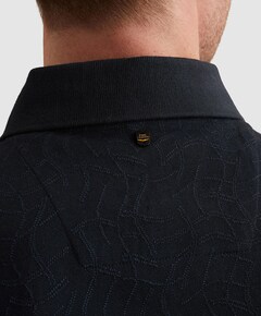 Heren polo blauw