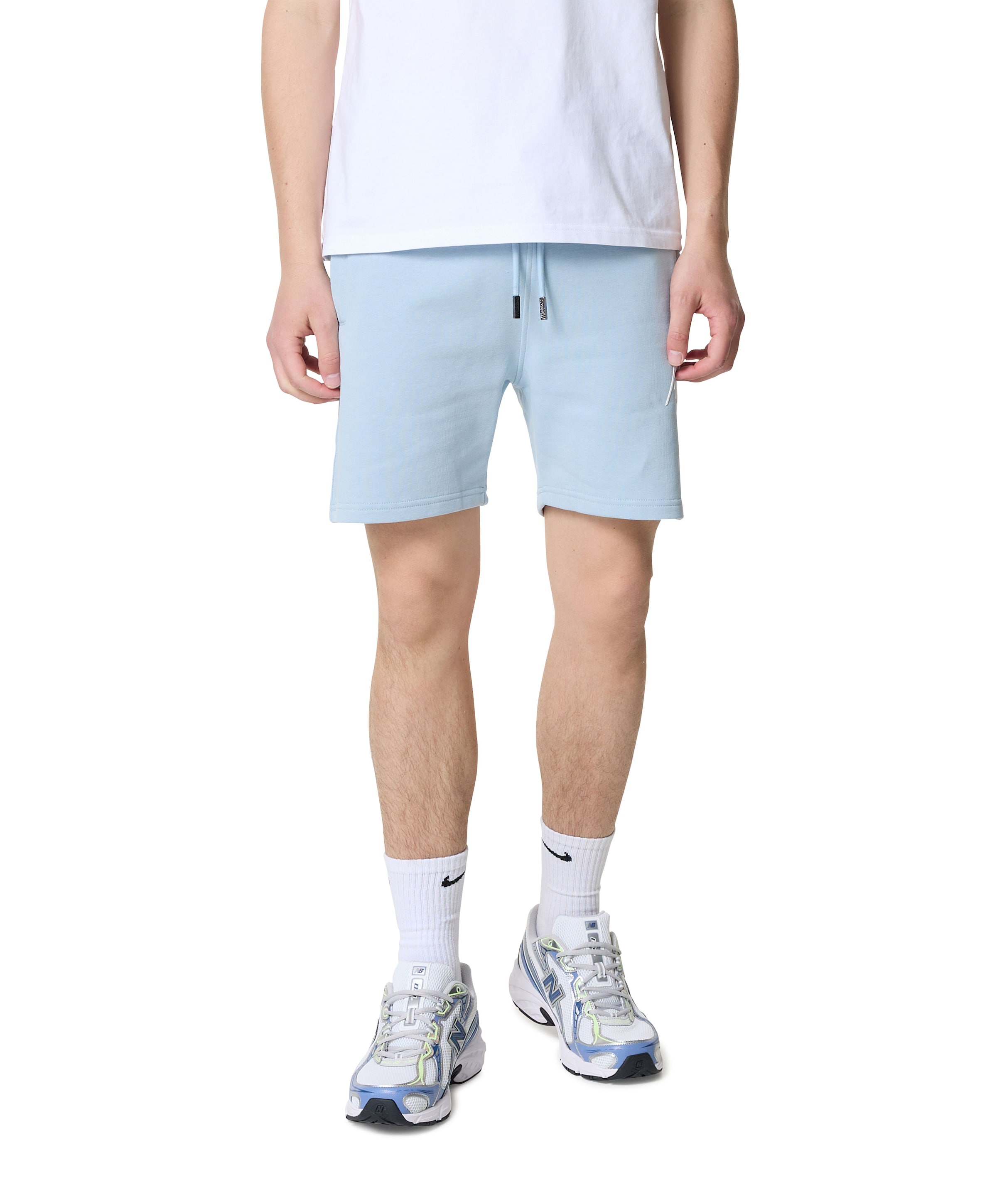 Striped signature shorts heren korte broek blauw