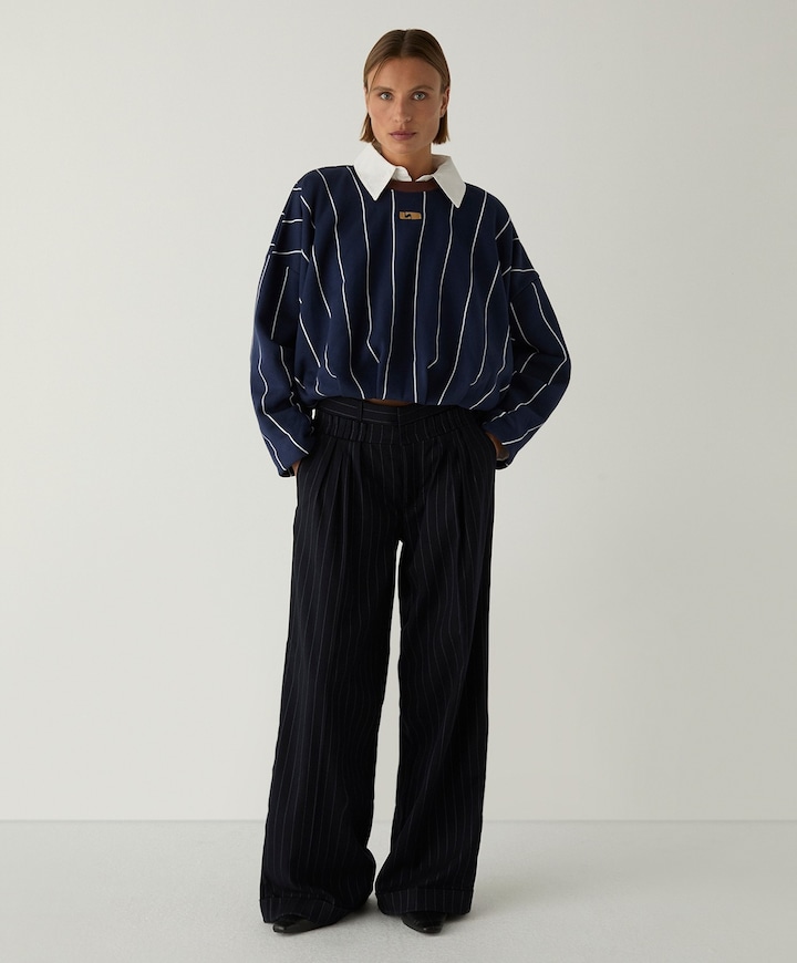 Dames sweater blauw