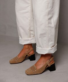 Laine Julia dames slingbacks beige