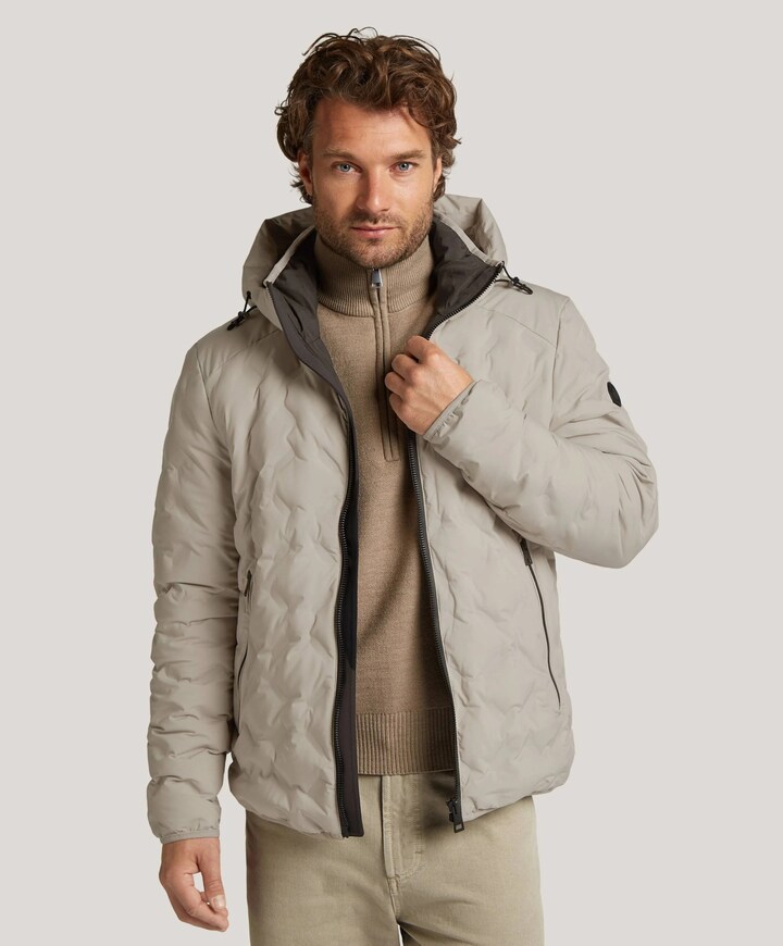 Heren jas beige
