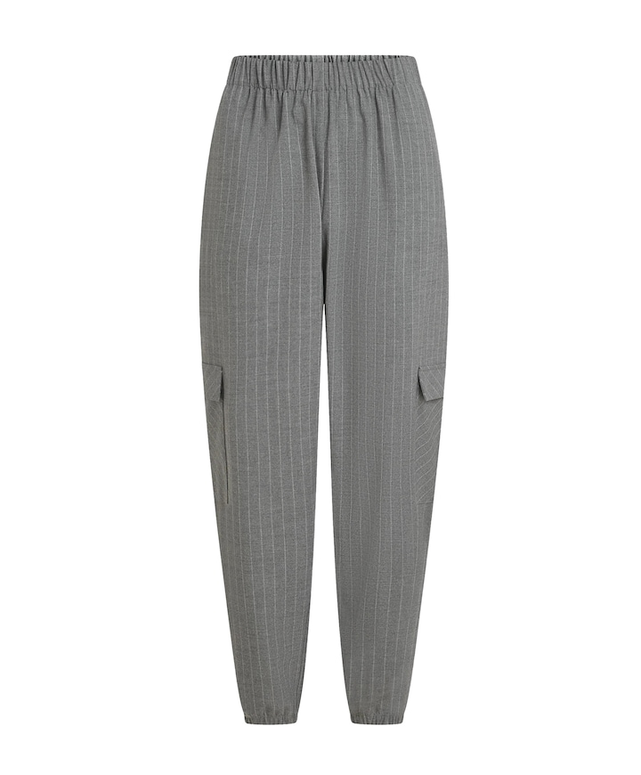 Stripe broek grijs