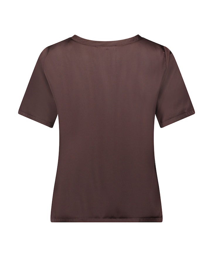 Dames blouse bruin