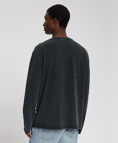 Heren longsleeve zwart