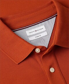 Heren polo brique