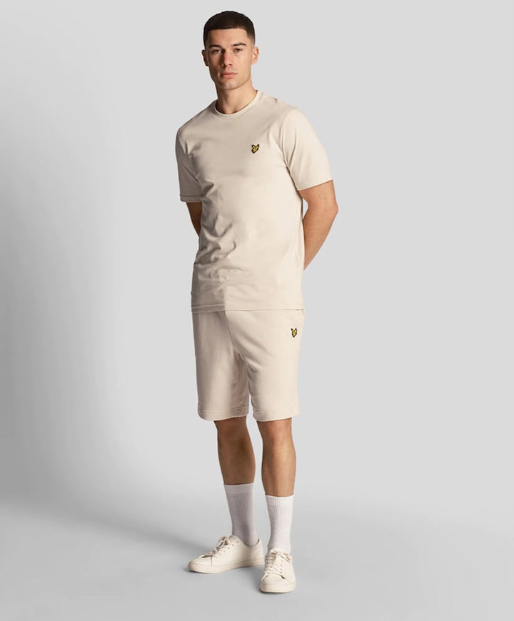 Sweat short heren korte broek beige