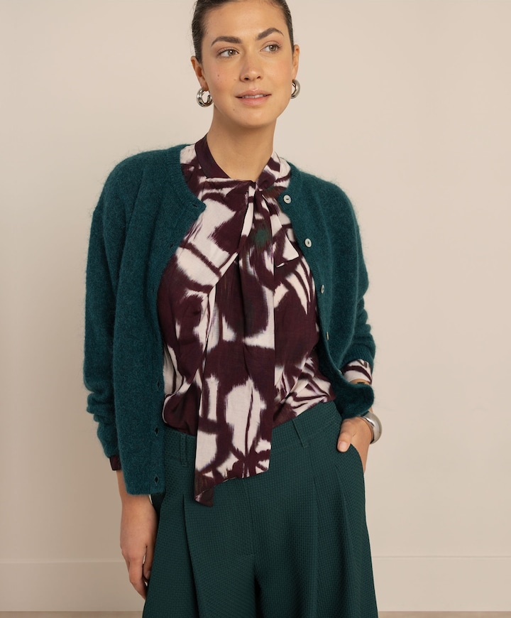 Dames vest groen